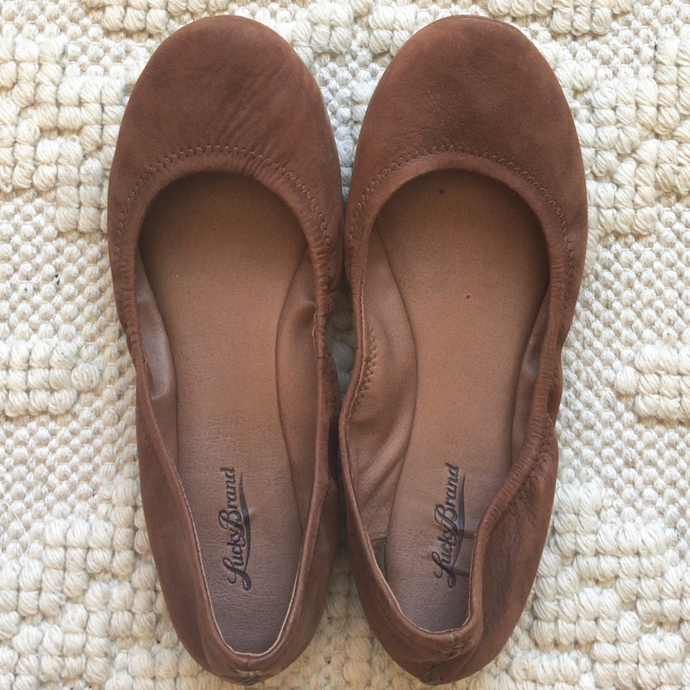 Lucky Brand leather flats